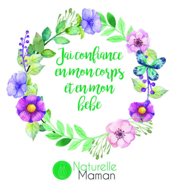 affirmation positive de naissance par naturelle maman