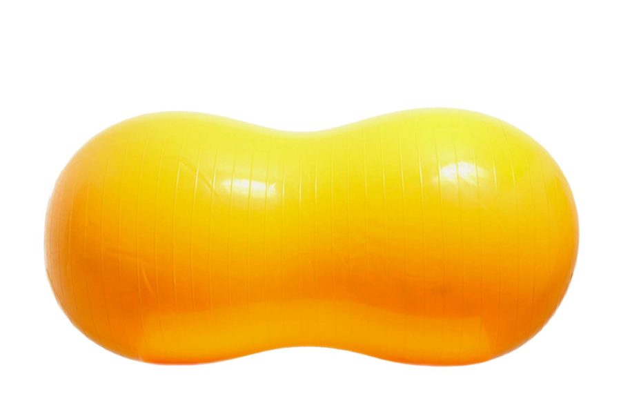 Le ballon cacahuète est très utilisé dans les salles de naissance aux États-Unis, où il est appelé Peanut Ball.