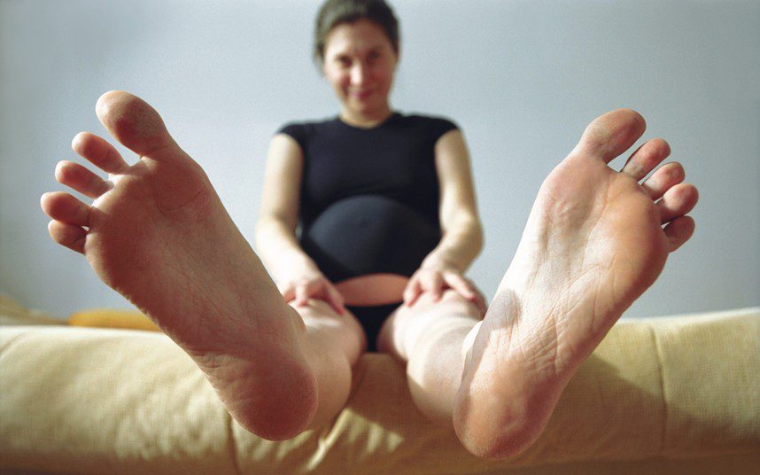 taille des pieds pendant la grossesse