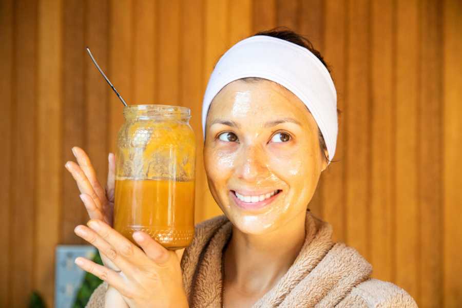 Masque au miel de Manuka acné de grossesse