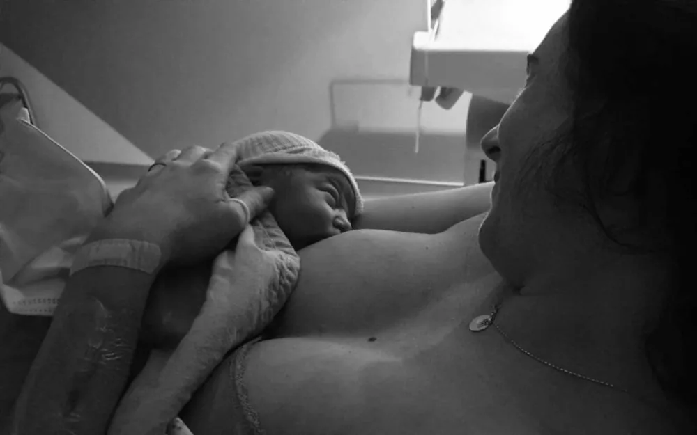 Récit d'accouchement sans péridurale sur Naturelle Maman