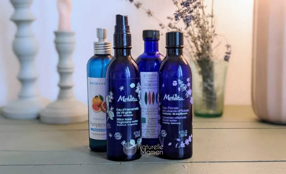 Les bienfaits des hydrolats aromatiques pour les femmes enceintes sur Naturelle Maman