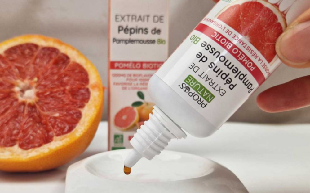 L’extrait de pépins de pamplemousse, un soin naturel efficace contre l’acné, l’eczéma et les infections cutanées.