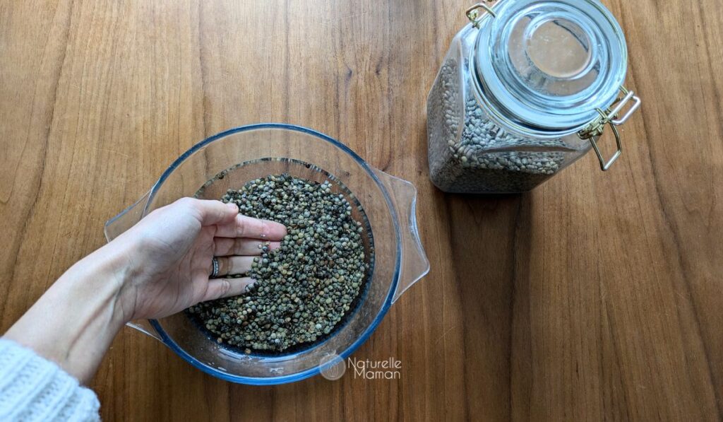 Pourquoi et comment faire tremper ses lentilles avant de les cuire sur NAturelle Maman