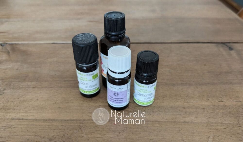 4 huiles essentielles pour l'accouchement - Naturelle Maman
