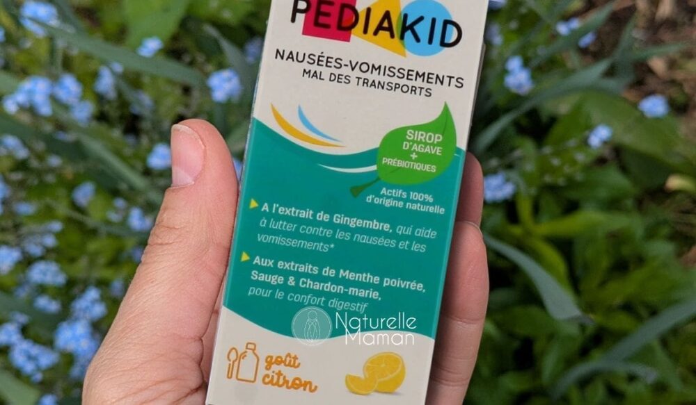 Pediakid mal des transports est un de mes 4 meilleurs remèdes naturels contre le mal des transports chez les enfants - Photo de Naturelle Maman