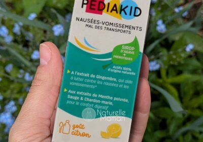 Pediakid mal des transports est un de mes 4 meilleurs remèdes naturels contre le mal des transports chez les enfants - Photo de Naturelle Maman
