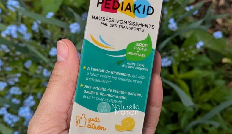 Pediakid mal des transports est un de mes 4 meilleurs remèdes naturels contre le mal des transports chez les enfants - Photo de Naturelle Maman