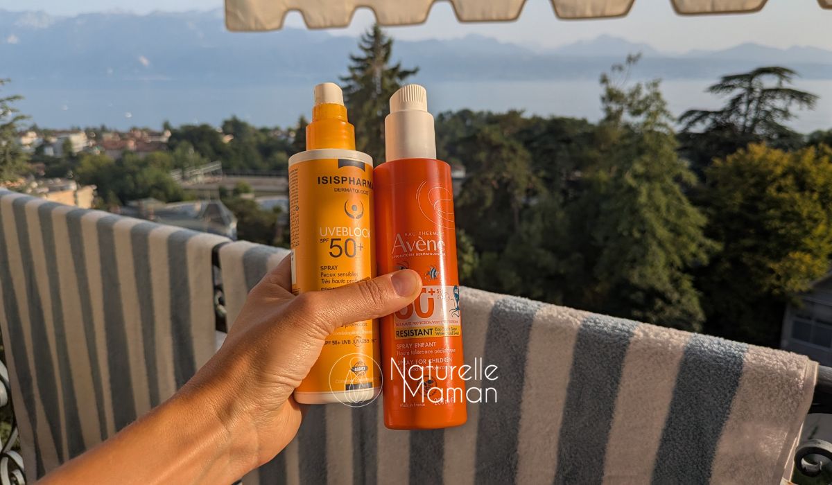 Les dangers des crèmes solaires et lesquelles choisir pour bien protéger son enfant sans l'exposer à des produits dangereux ? Les conseils de Naturelle Maman